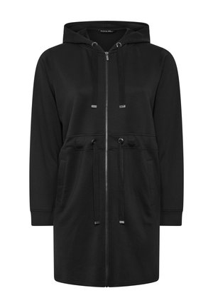 Evans, PLUS SIZE HOODIES - Felpa con zip - black
