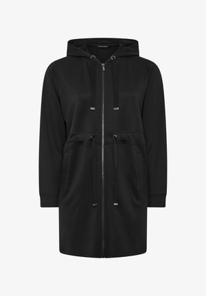 Evans, PLUS SIZE HOODIES - Felpa con zip - black