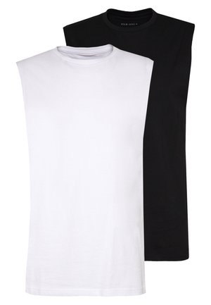 2 PACK - Tops - white/black