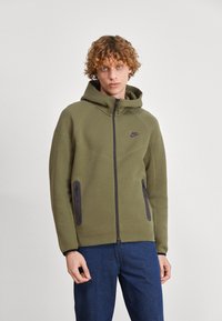 Nike Sportswear - Tröja med dragkedja - medium olive/black Miniatyrbild 1