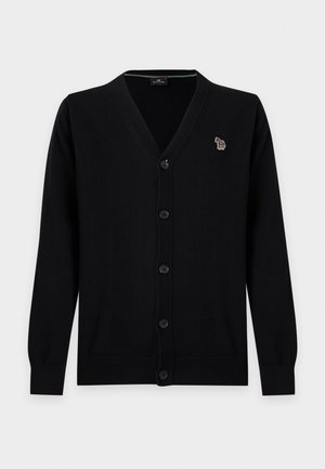 PS Paul Smith, MEN CARDIGAN BUTTON BAD - Cardigan - black