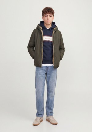 Jack & Jones Kids, JJBUSTER SWEAT HOOD BTS SN JNR - Φούτερ με κουκούλα - navy blazer