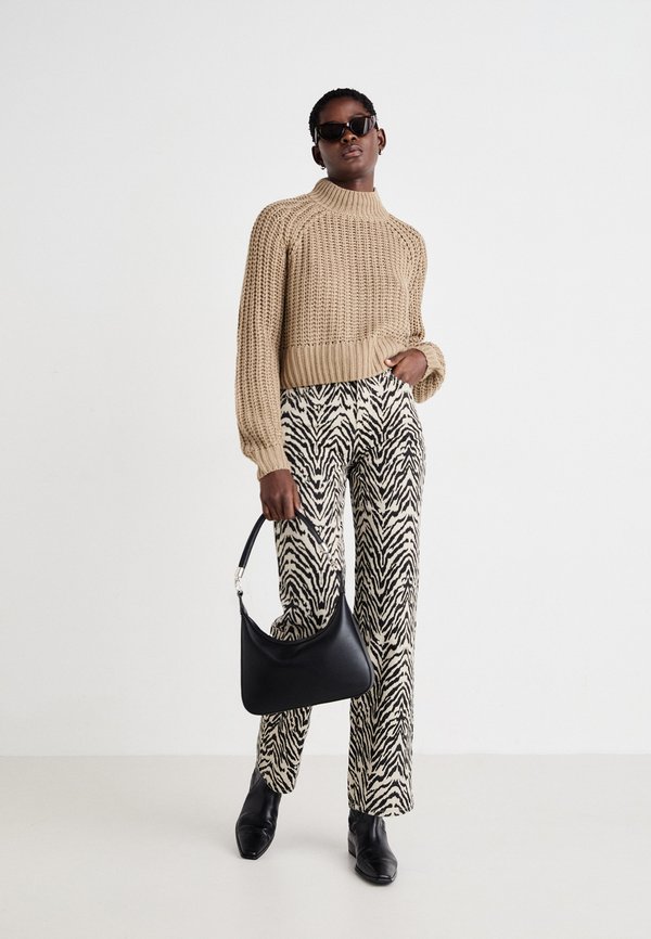 NMTESSA HIGH NECK - Jumper - silver mink3