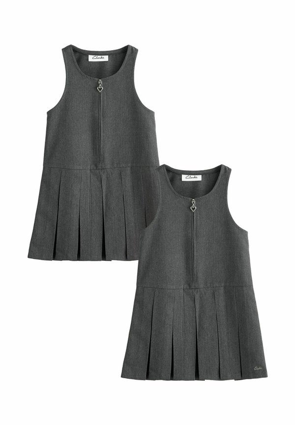 REGULAR FIT - ZIP FRONT PLEATED SCHOOL PINAFORES 2 PACK - Freizeitkleid