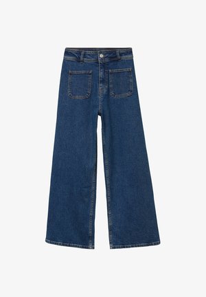 Cache Cache, CACHE CACHE CACHE CACHE HOCHGESCHNITTENE WIDE-LEG-JEANS - Wide Leg - denim stone