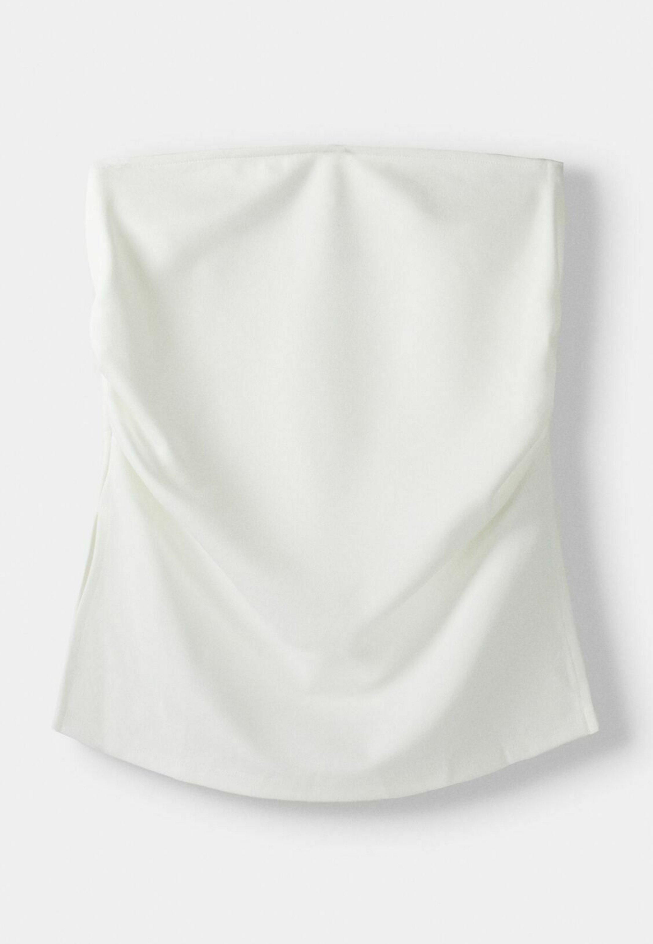 White bandeau top