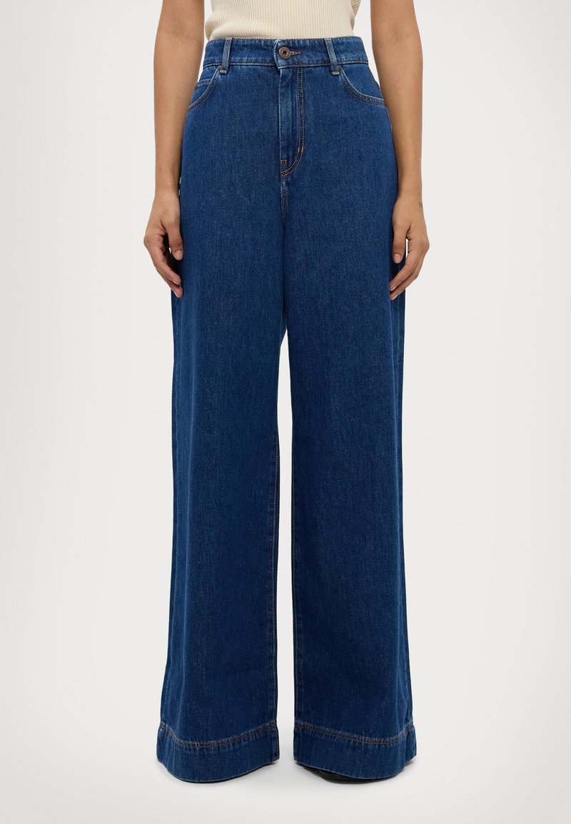 Weekend Max Mara VEGA - Wide Leg - blu