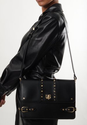 4US 4US - BORSA A TRACOLLA IN ECOPELLE PER DONNA - Umhängetasche - black