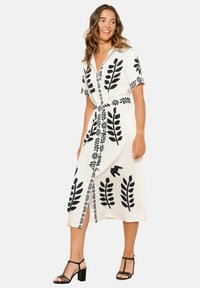 LolaLiza WITH PRINT - Blusenkleid - optical white