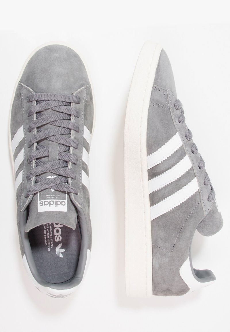 adidas Originals CAMPUS - Trainers - grey three/footwear white/chalk white/light  grey - Zalando.co.uk