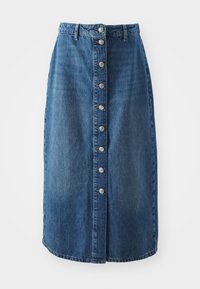 ONLCECE MIDI BUTTON SKIRT - A-silueta svārki - medium blue denim