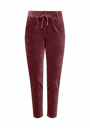 ONLY, TROUSERS ONLPOPTRASH-PING REGULAR FIT CORDUROY TROUSERS - Pantalon classique - windsor wine