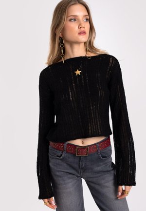 THE-ARE DE CALADO  - Pullover - black