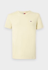 JASPE SLIM TEE - Jednoduché tričko - custard cream