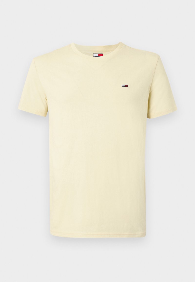 Tommy Jeans T-shirt basic lichtgeel Tommy Jeans T-shirt basic lichtgeel