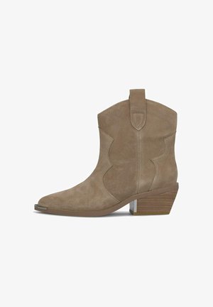 Alma en Pena, Cowboy-/Bikerstiefelette - light brown
