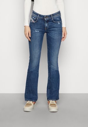 Bootcut jeans - blue-black denim