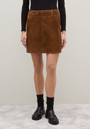 Falda acampanada - light brown