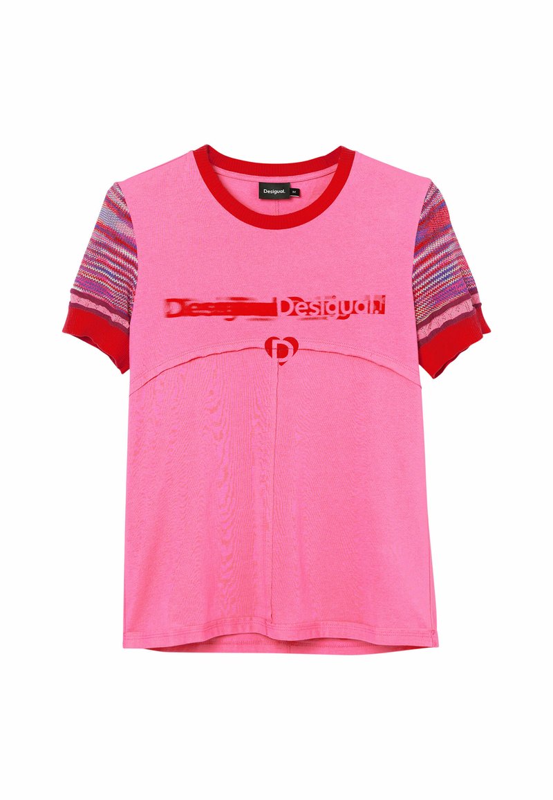 Desigual T-shirt print rood
