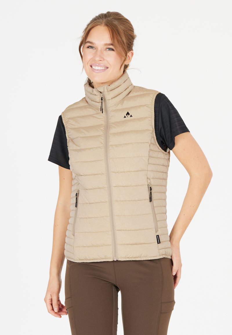 Whistler Weste - simply taupe