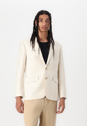 Abercrombie & Fitch COLLINS CLASSIC SINGLE BREASTED  - Blazer jacket - off-white