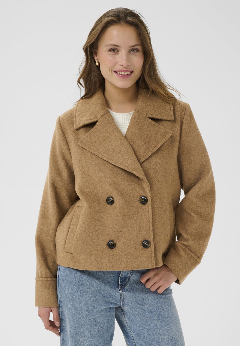 Kaffe JULIA - Blazer - toasted coconut melange