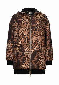 LIU JO ANIMAL PRINT - Kratki kaputi - brown