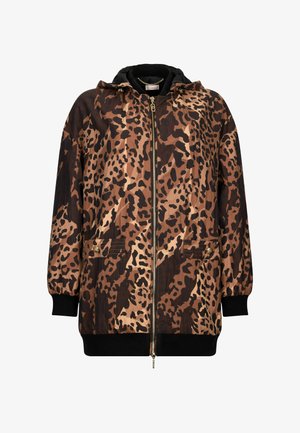 LIU JO ANIMAL PRINT - Cappotto corto - brown
