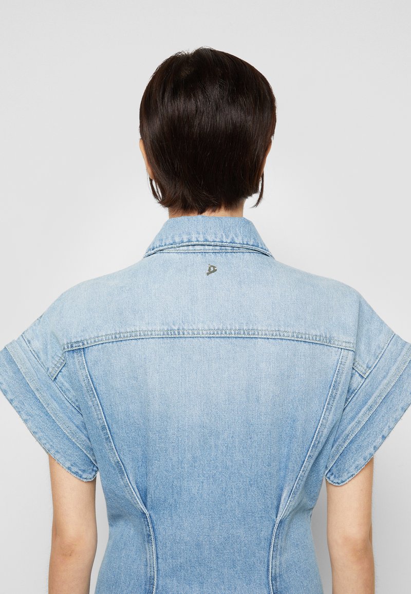 Damen Kleider | Dondup ABITO Jeanskleid chiaro rammendato/blue denim - OK28392 Damen Kleider | Dondup ABITO Jeanskleid chiaro rammendato/blue denim - OK28392