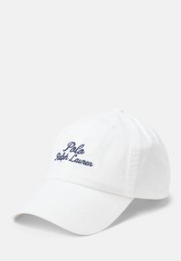 EMBROIDERED TWILL BALL CAP - Casquette - white