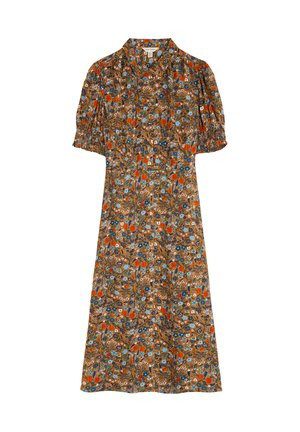 Seasalt Cornwall Shirt dress - brown still life basket