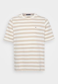ESSENTIAL SOLID POCKET TEE - Basic póló - ivory petal/sandalwood