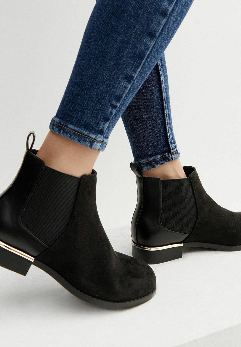 New Look Wide Fit WIDE FIT CLASSIC Classic ankle boots black Zalando