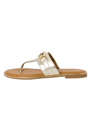 T-bar sandals - light gold