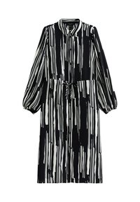 CURVES STRIPED MIDI - Robe chemise - black pattern