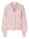 YASZUMA WOOL BLEND KNIT CARDIGAN  - Casaco de malha - orchid pink