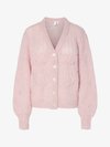 YASZUMA WOOL BLEND KNIT CARDIGAN - Casaco de malha - orchid pink