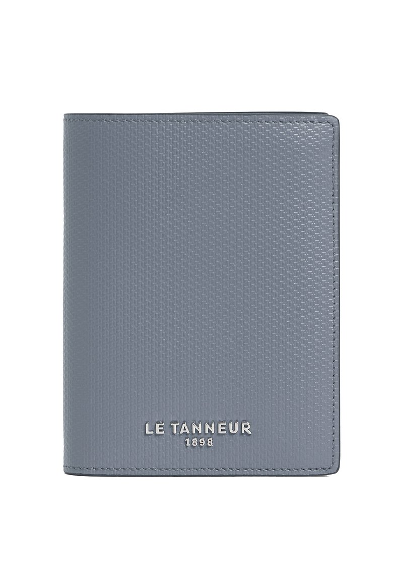Le Tanneur VERTICAL ZIPPÉ 2 VOLETS EMILE MONOGRAMME - Monedero - grey