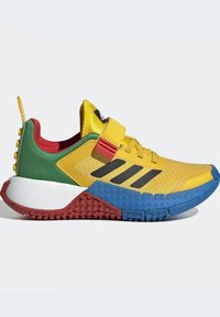 adidas Sportswear DNA X LEGO®LIFESTYLE ELASTIC LACE - Trainers - eqt yellow core black shock blue