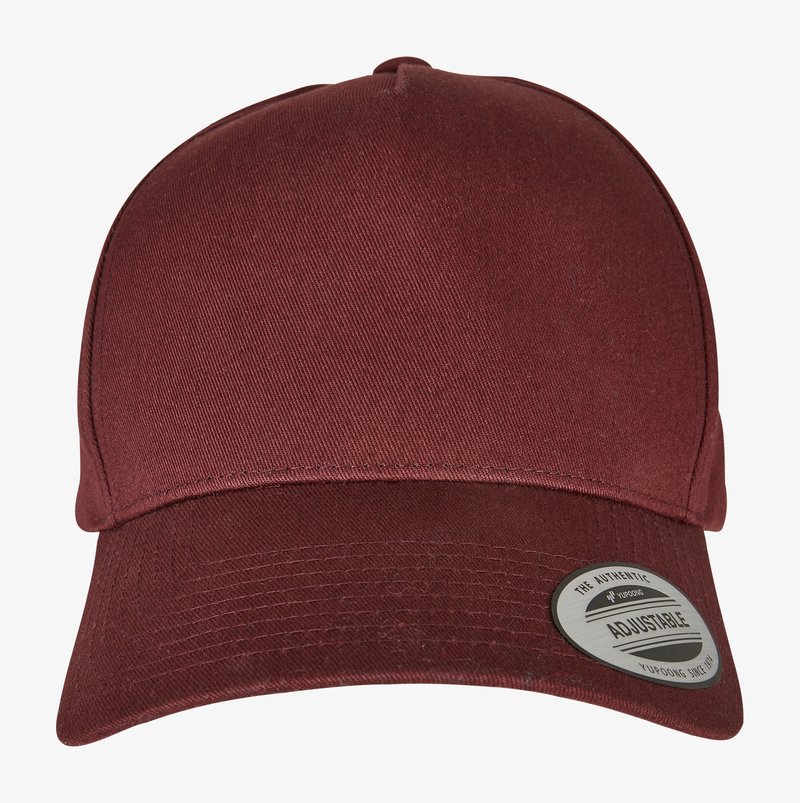 Flexfit 5-PANEL CURVED SNAPBACK - Lippalakki - burgundy