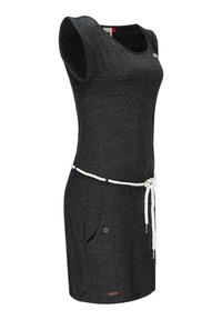 Ragwear Trikotāžas kleita - schwarz meliert