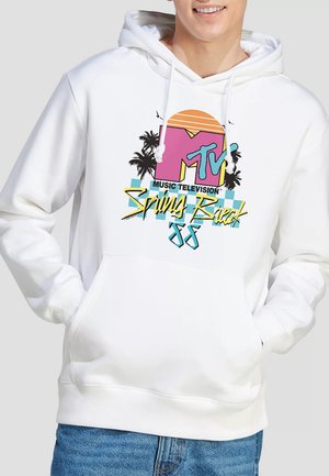 MTV SPRING BREAK CHECKERBOARD - Hoodie - white