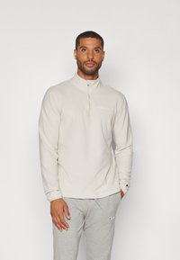 Champion HALF ZIP TOP - Suéter de forro polar - beige