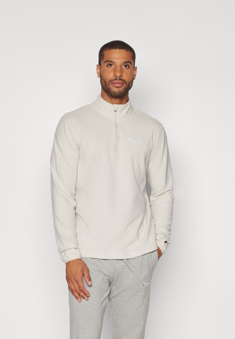 Champion HALF ZIP TOP - Suéter de forro polar - beige
