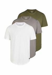 3 PACK - T-Shirt basic - pack white castlerock forest night