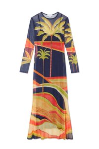 Never Fully Dressed PALM DRESS - Maxikjole - blue