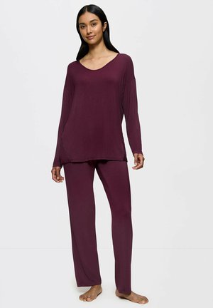 Triumph TIMELESS SENSUALITY SET - Pyjama set - deep burgundy