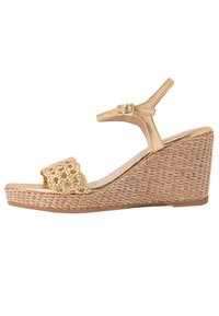 Unisa High heeled sandals - gold-coloured