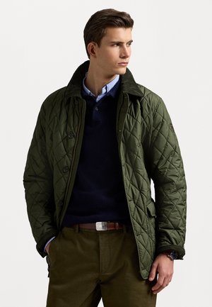 QUILTED CAR COAT - Veste mi-saison - company olive