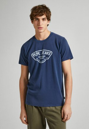 Pepe Jeans CHERRY - T-shirt med print - dulwich blue